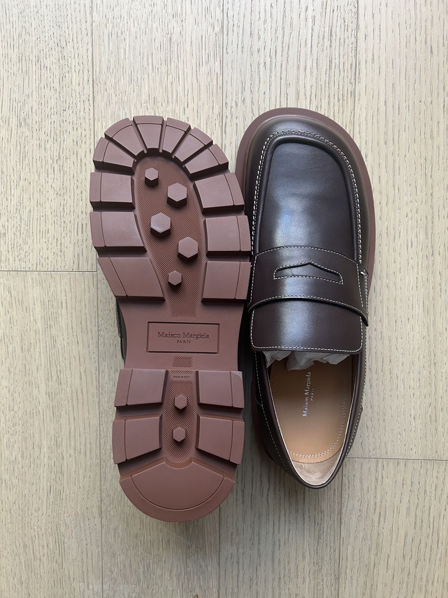 Maison Margiela Maison Margiela Leather Loafer in Brown Size US 12 / EU 45 - 6 Thumbnail