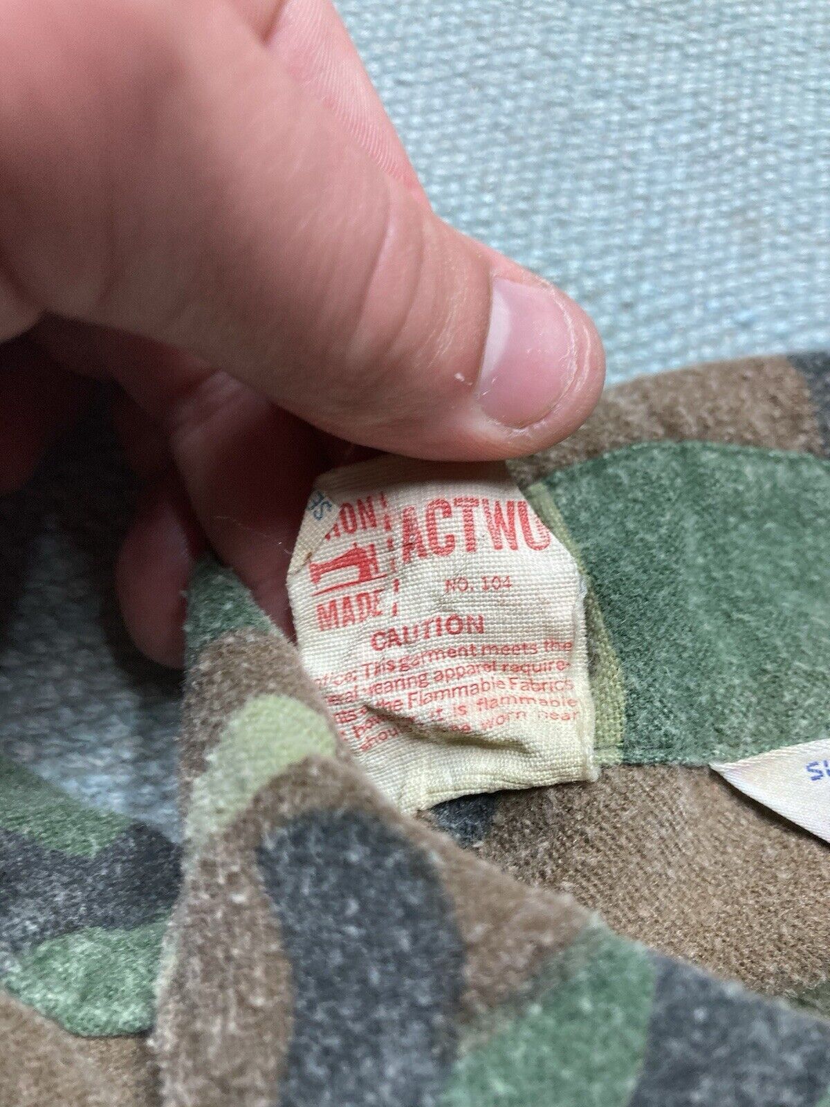 FiveBrother × Vintage 80s five brother camo flannel shirt chamois soft woodland XL Size US XL / EU 56 / 4 - 6 Thumbnail