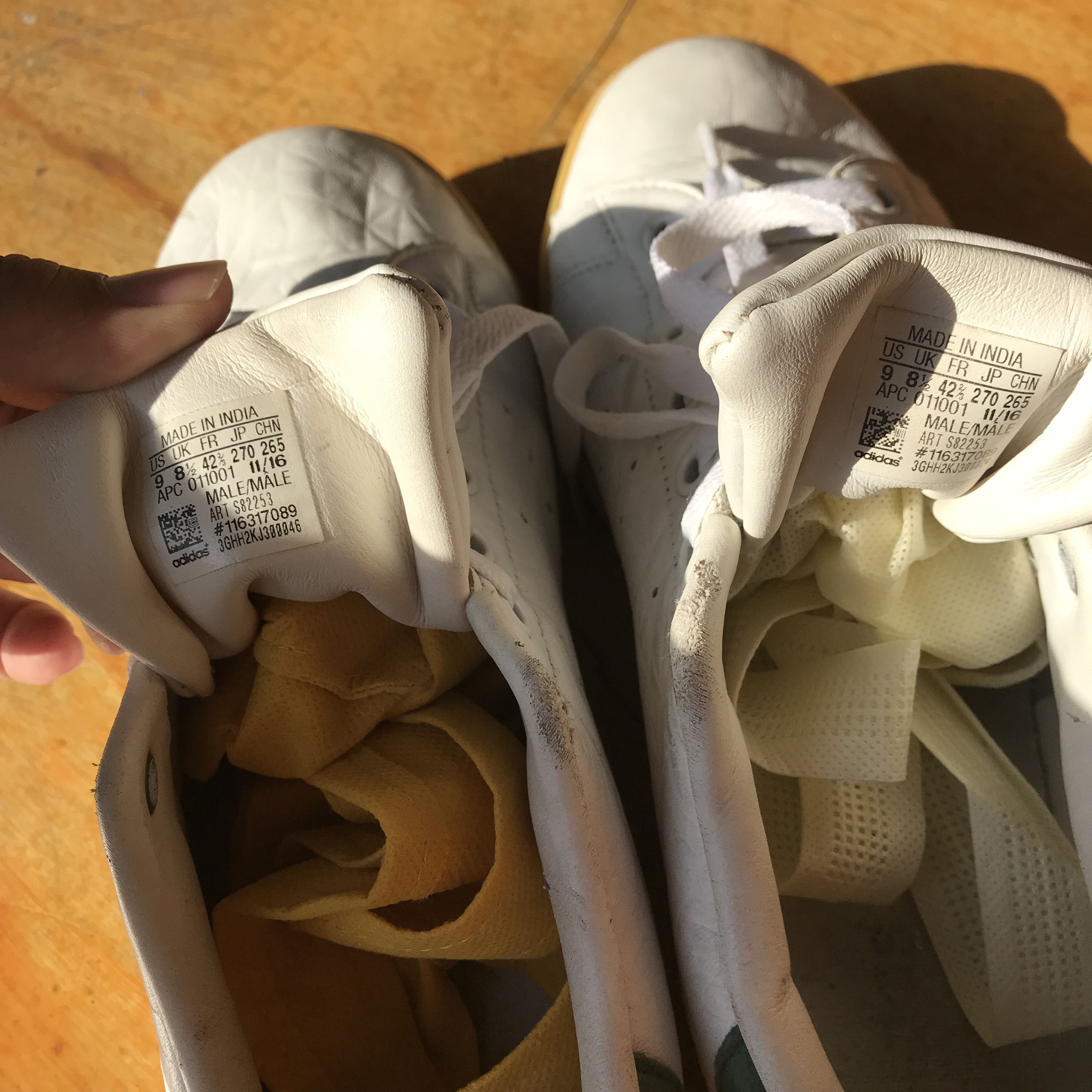 Adidas Adidas Originals Stan Smith Iconic White green heltab 42 2/3 Size US 9.5 / EU 42-43 - 8 Thumbnail