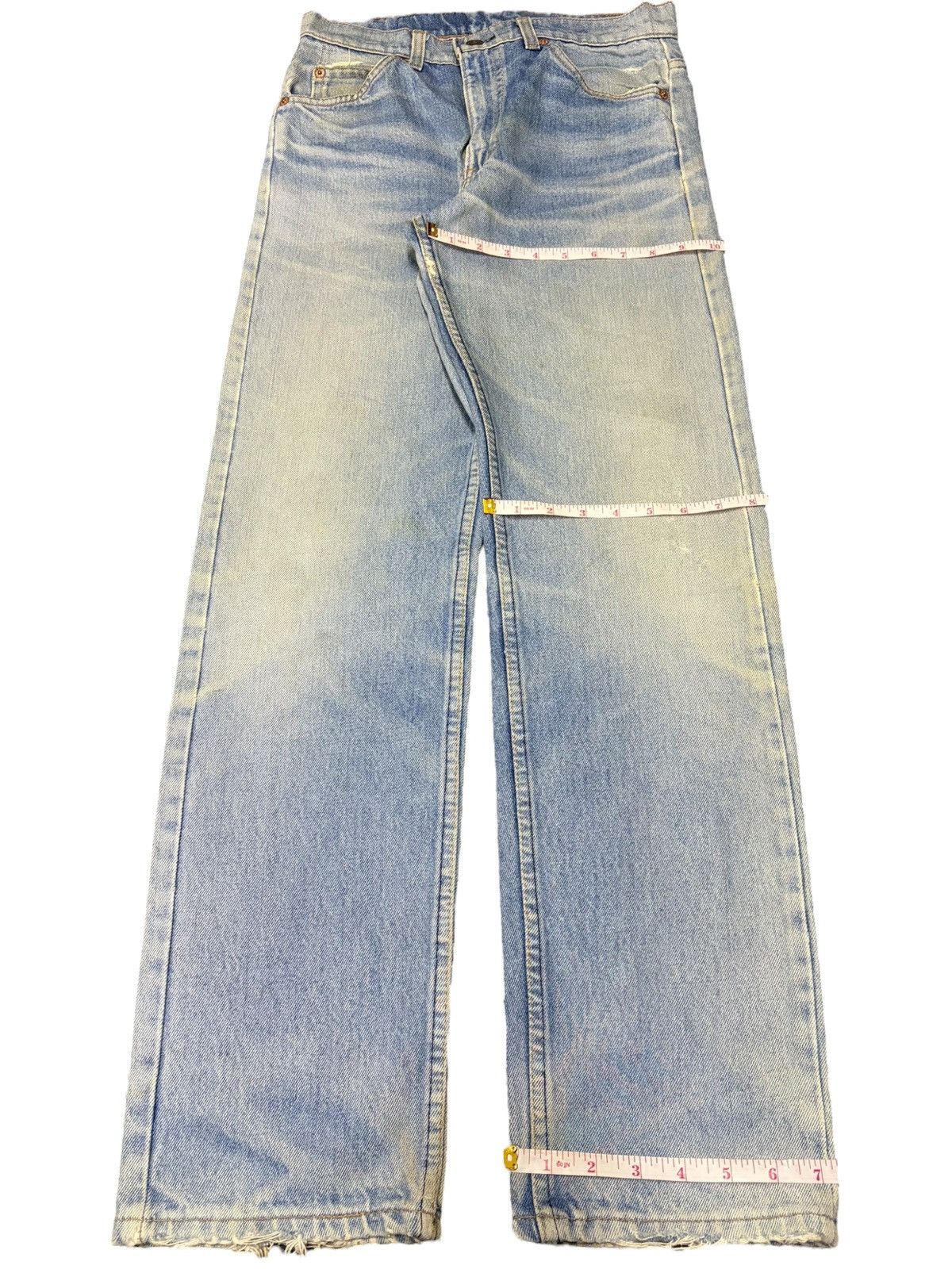 Levi's Vintage 90s Levis 505 Orange Tab Mud Wash Distressed Jeans Size US 28 / EU 44 - 8 Thumbnail