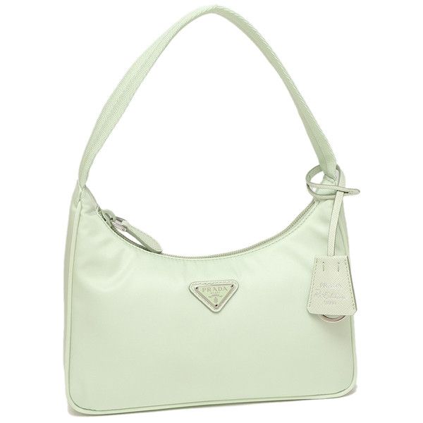 Prada Handbag Renylon Reedition Mini Bag Triangle Logo Green
