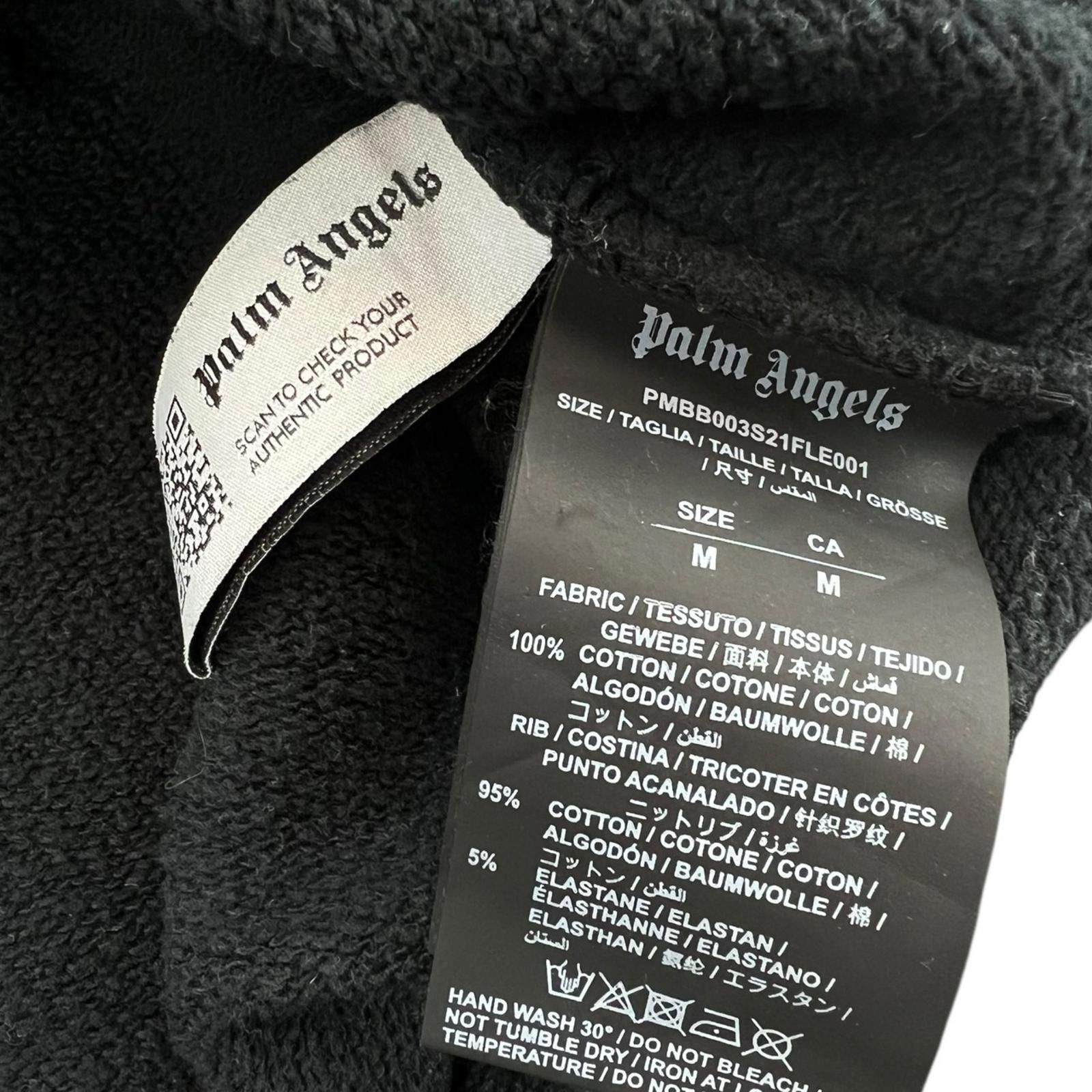 Palm Angels Palm Angels Yellow Spray Logo Black Hoodie Size US M / EU 48-50 / 2 - 4 Thumbnail