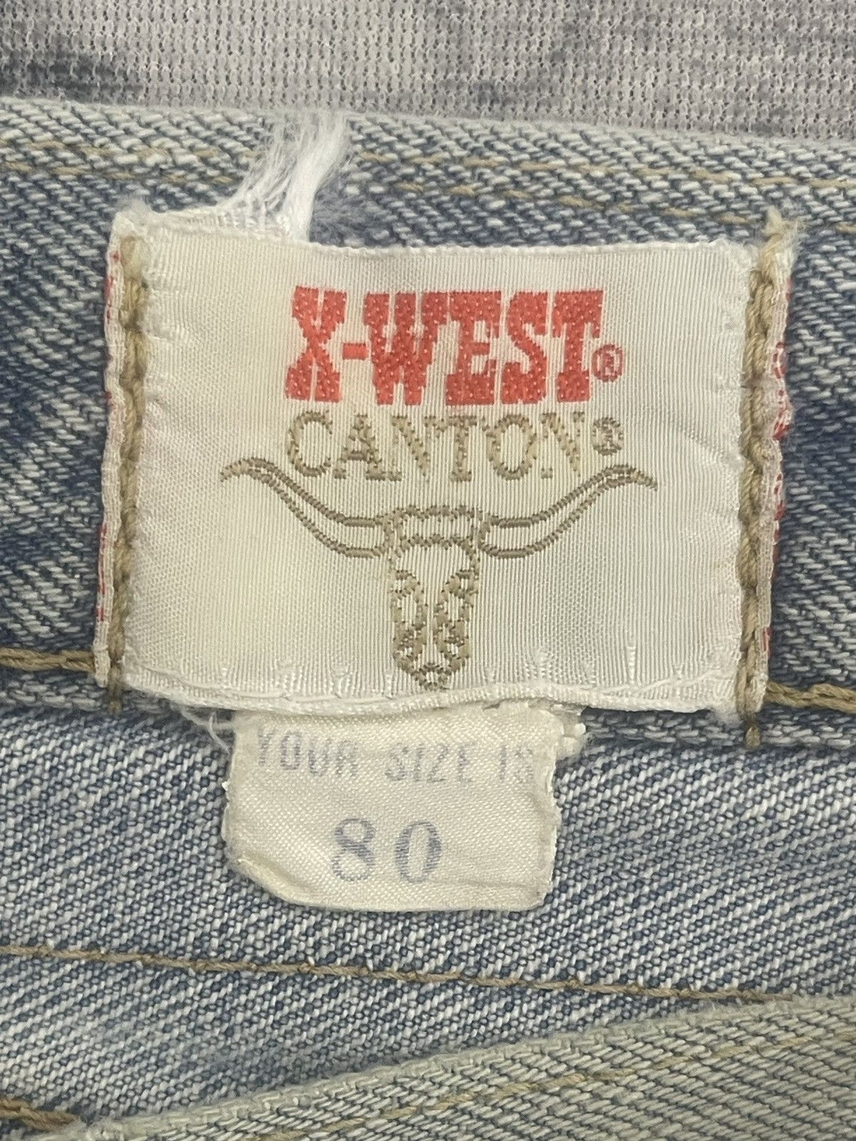 South2 West8 Flare Pants 60s 70s X-West Canton Bell Bottom Bootcut s22 Size US 31 - 7 Thumbnail