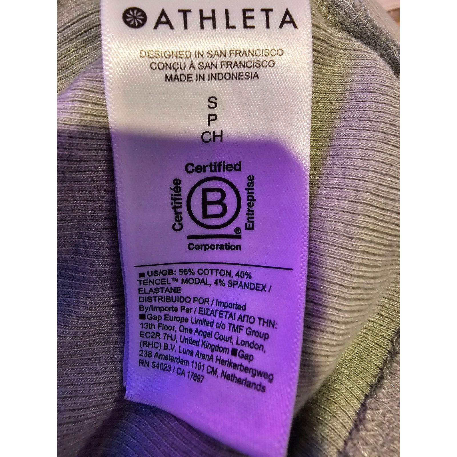 Athleta Athleta Light Sage Green Ribbed Knit Hooded Cropped Size S Size S / US 4 / IT 40 - 4 Thumbnail
