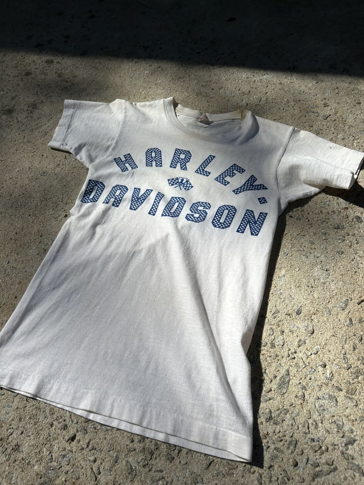 Harley Davidson VTG 50s CHAMPION TAG Harley Davidson Size S White T-Shirt Size US S / EU 44-46 / 1 - 1 Thumbnail