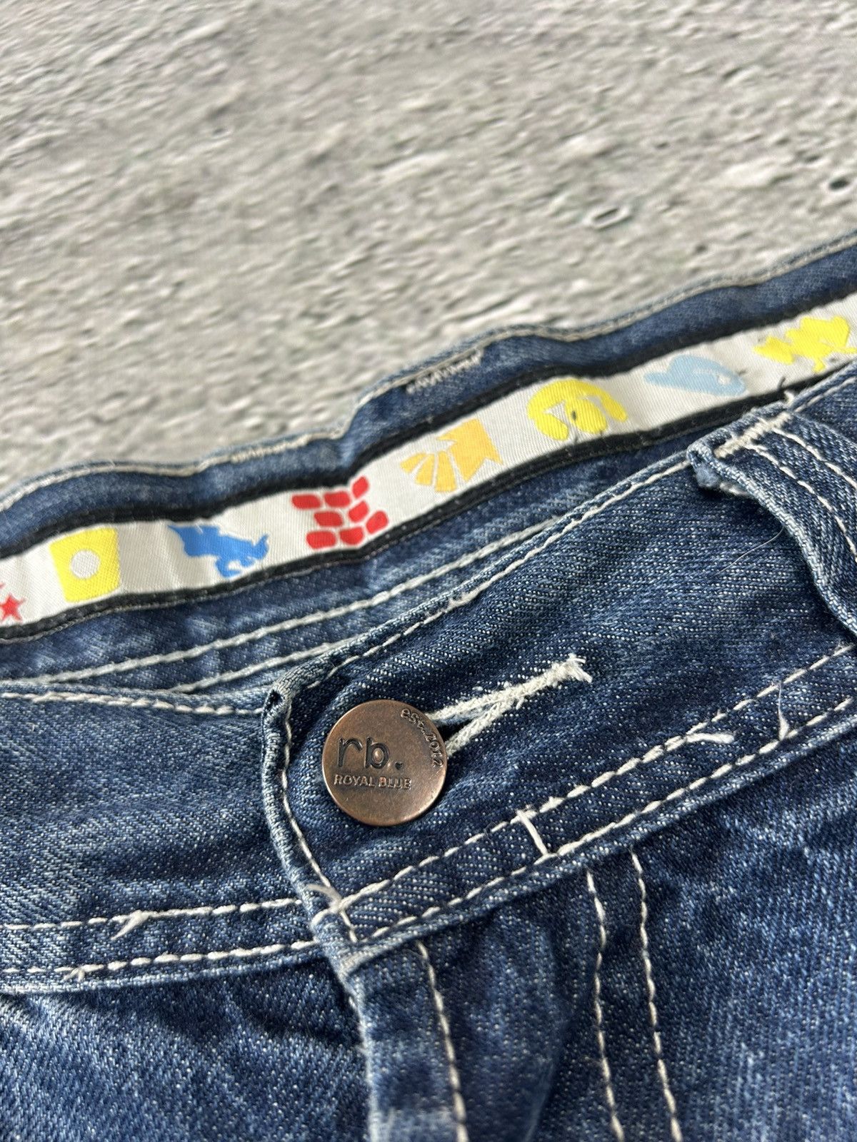 JNCO JNCO Jorts Y2K vintage blue denim shorts big logo Size US 32 / EU 48 - 3 Thumbnail