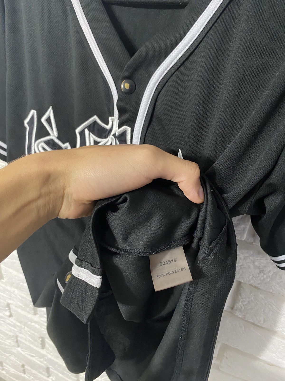Eminem × Rap Tees × Vintage Vintage Eminem La Shady MLB Jersey Shirt Size US M / EU 48-50 / 2 - 5 Thumbnail