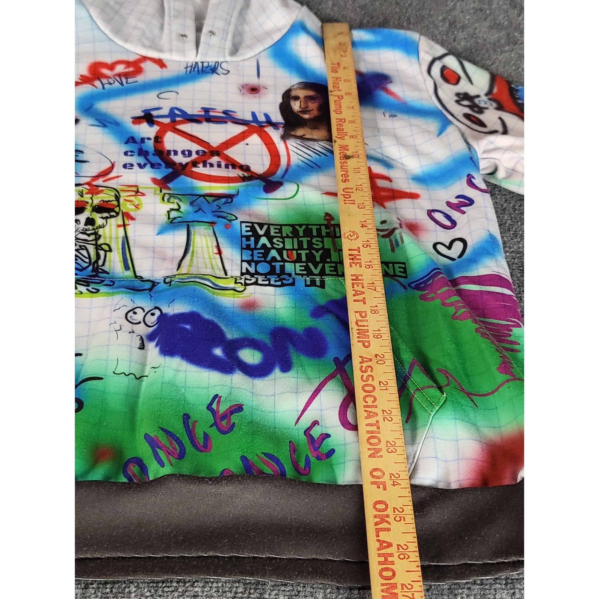 Other FreshHoods Wall Art Hoodie Men Sz L Multicolor Double Sided Size US L / EU 52-54 / 3 - 3 Thumbnail