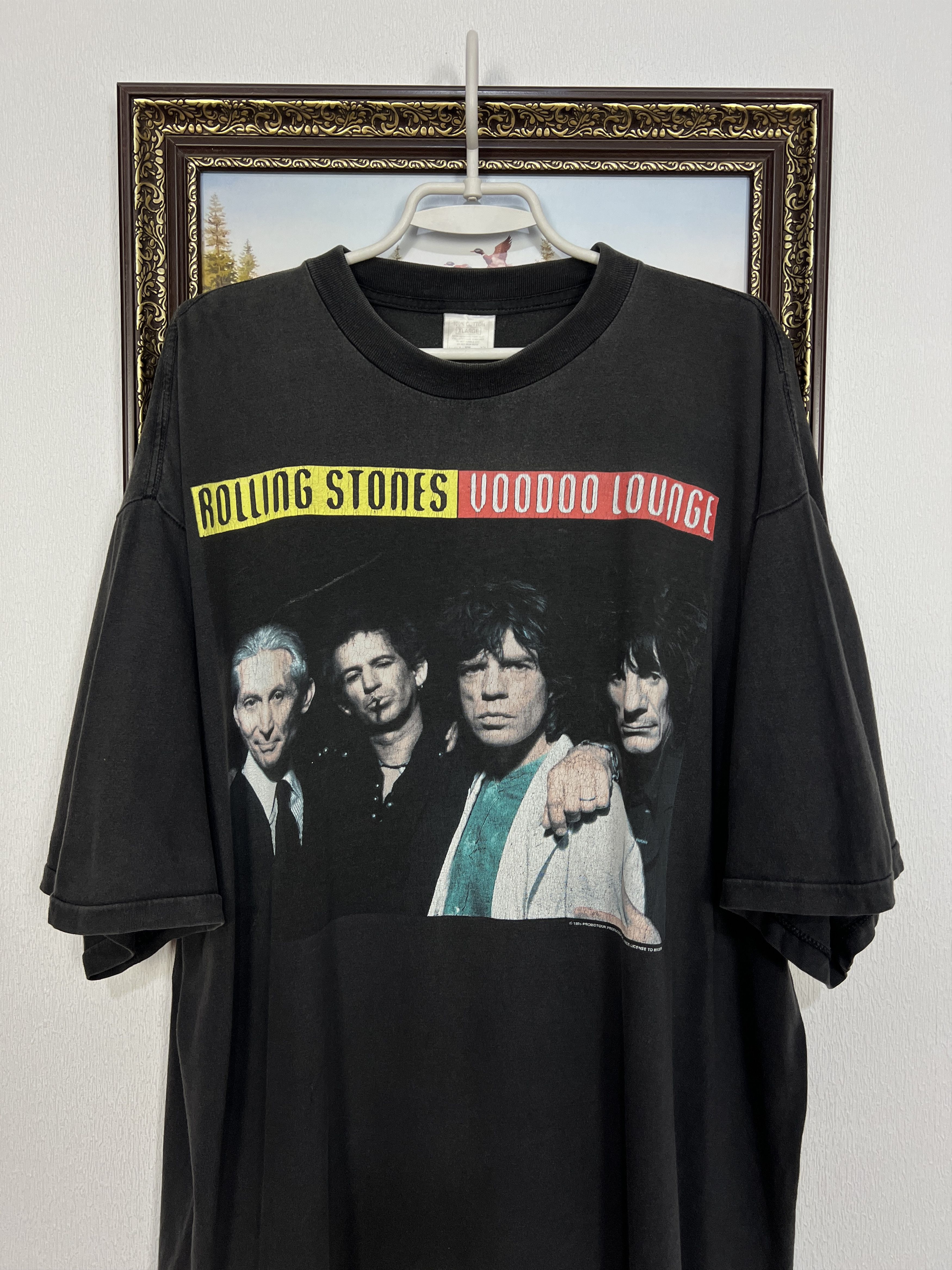 Vintage Vintage The Rolling Stones Voodoo Lounge Tour Shirt Band Tee Size US XL / EU 56 / 4 - 2 Thumbnail