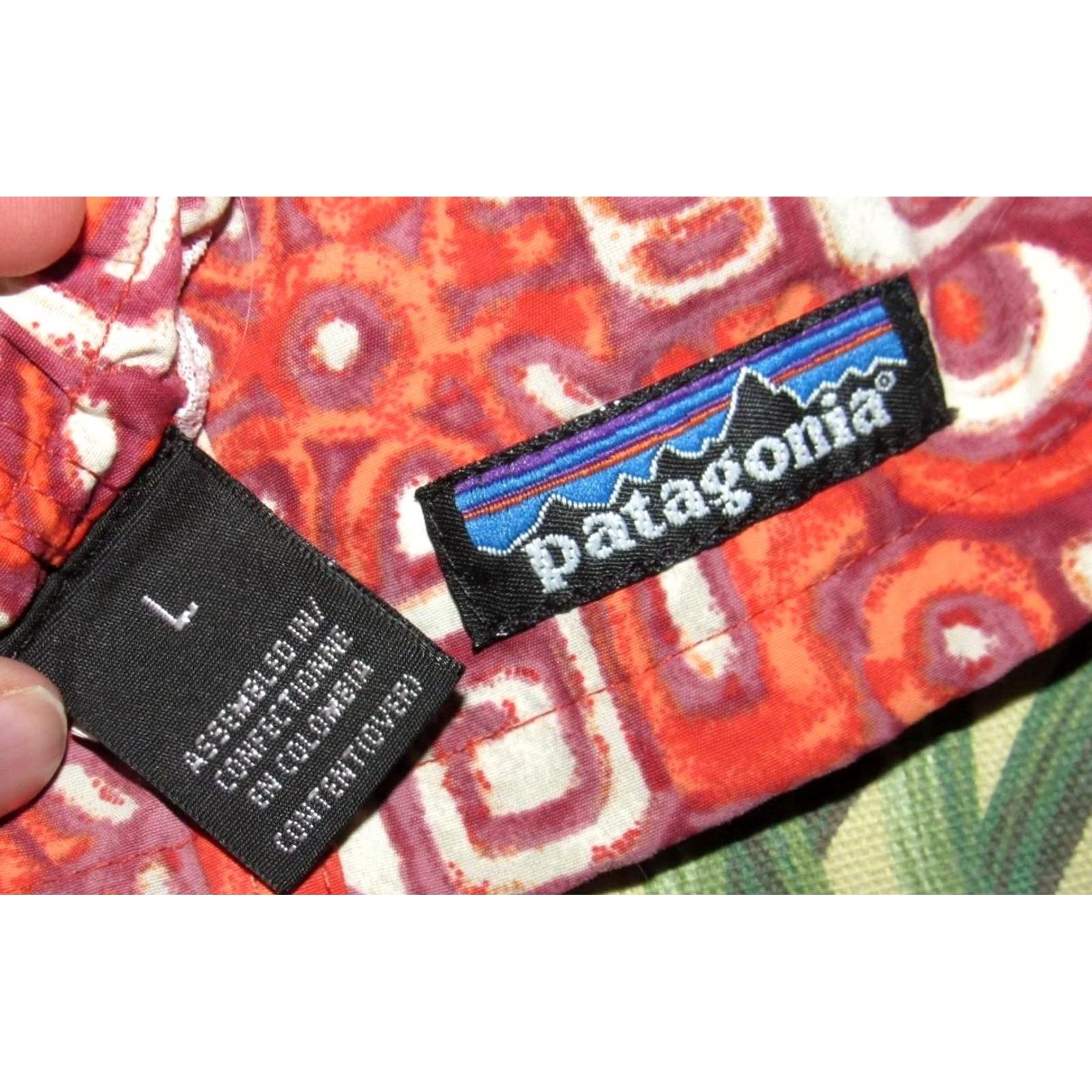 Patagonia Vtg 2001 PATAGONIA Tribal 5" Lined River Shorts Baggies Large Shirt Mens XS? Size US 33 - 5 Thumbnail