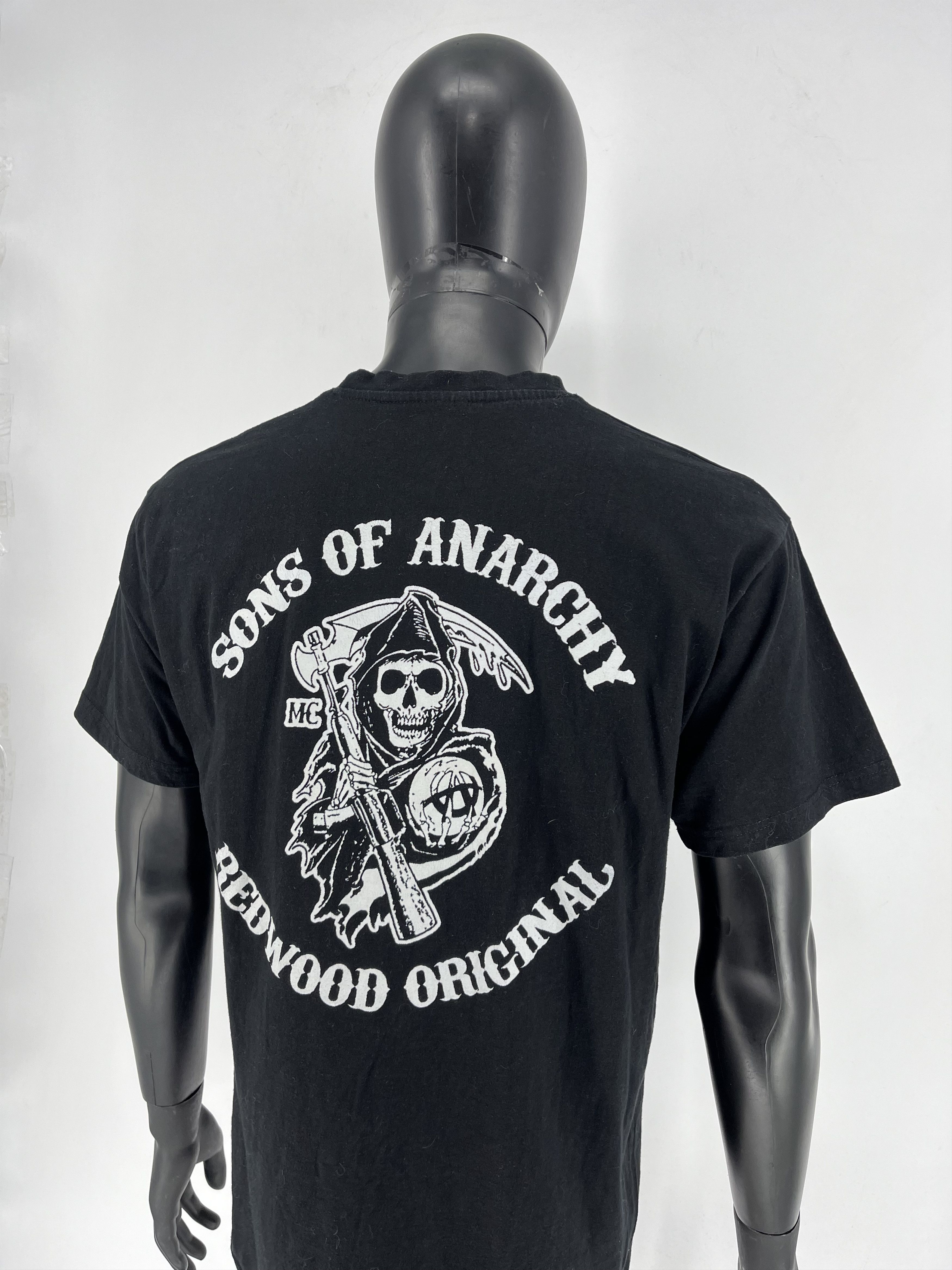 Band Tees × Vintage Vintage SOA Sons Of Anarchy Vintage Band Graphic Tee Faded Size US L / EU 52-54 / 3 - 11 Thumbnail