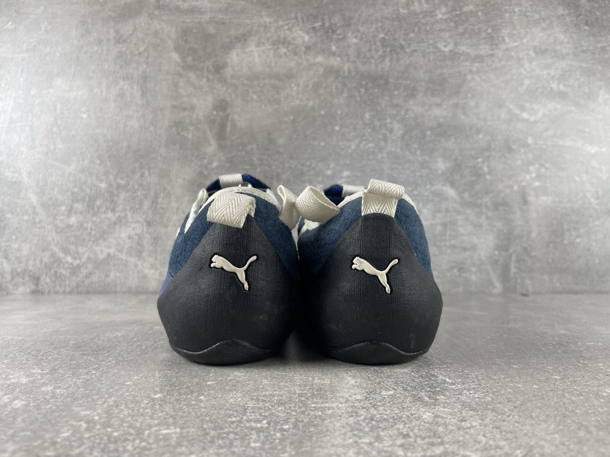 Puma Puma Y2K SpeedCat Low Top Leather Sneakers Shoes Blue White Size US 9.5 / EU 42-43 - 6 Thumbnail