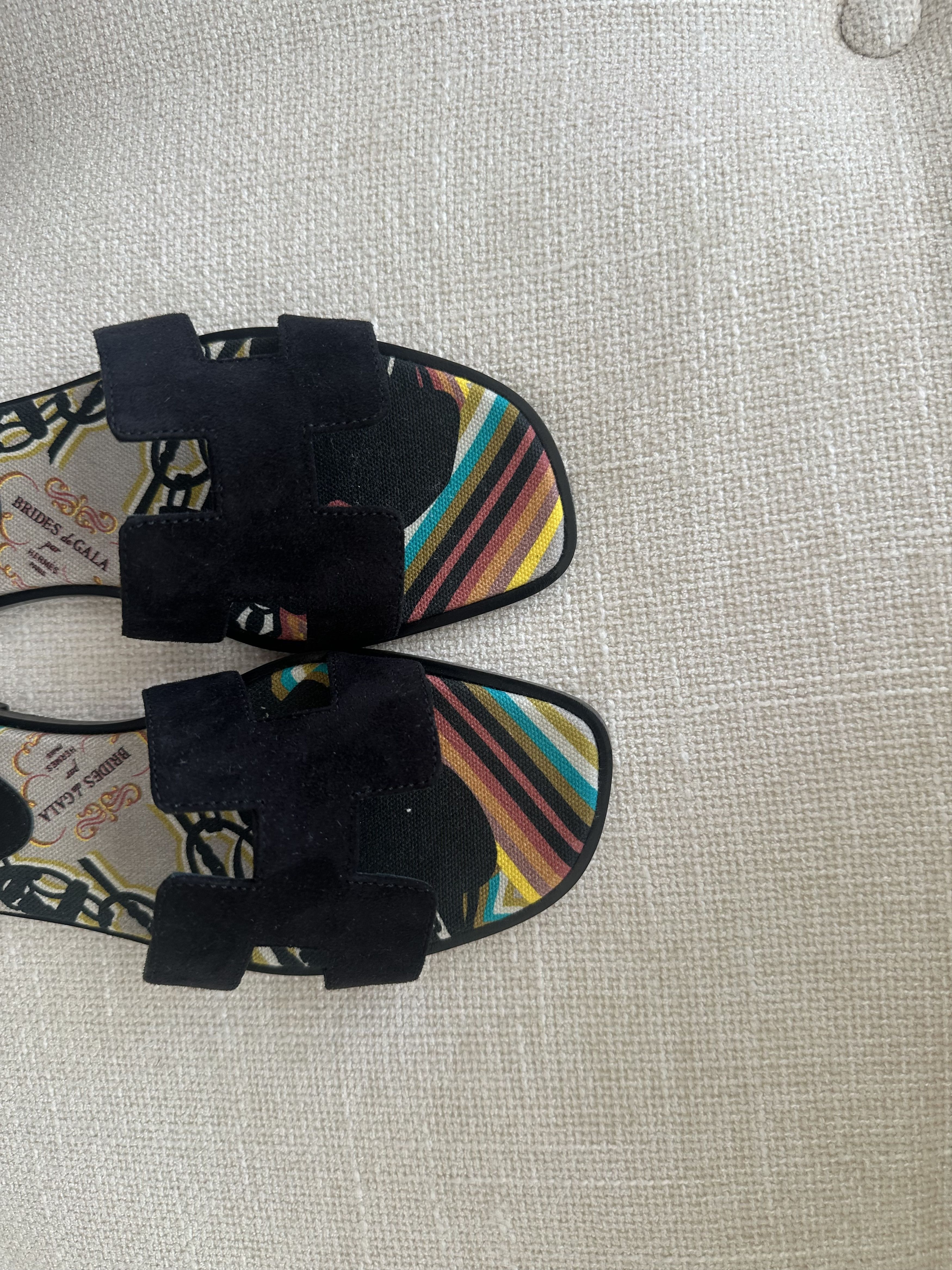 Hermes Hermès Oran Sandals – Brides de Gala Print – Size 36.5 Size US 6.5 / IT 36.5 - 6 Thumbnail