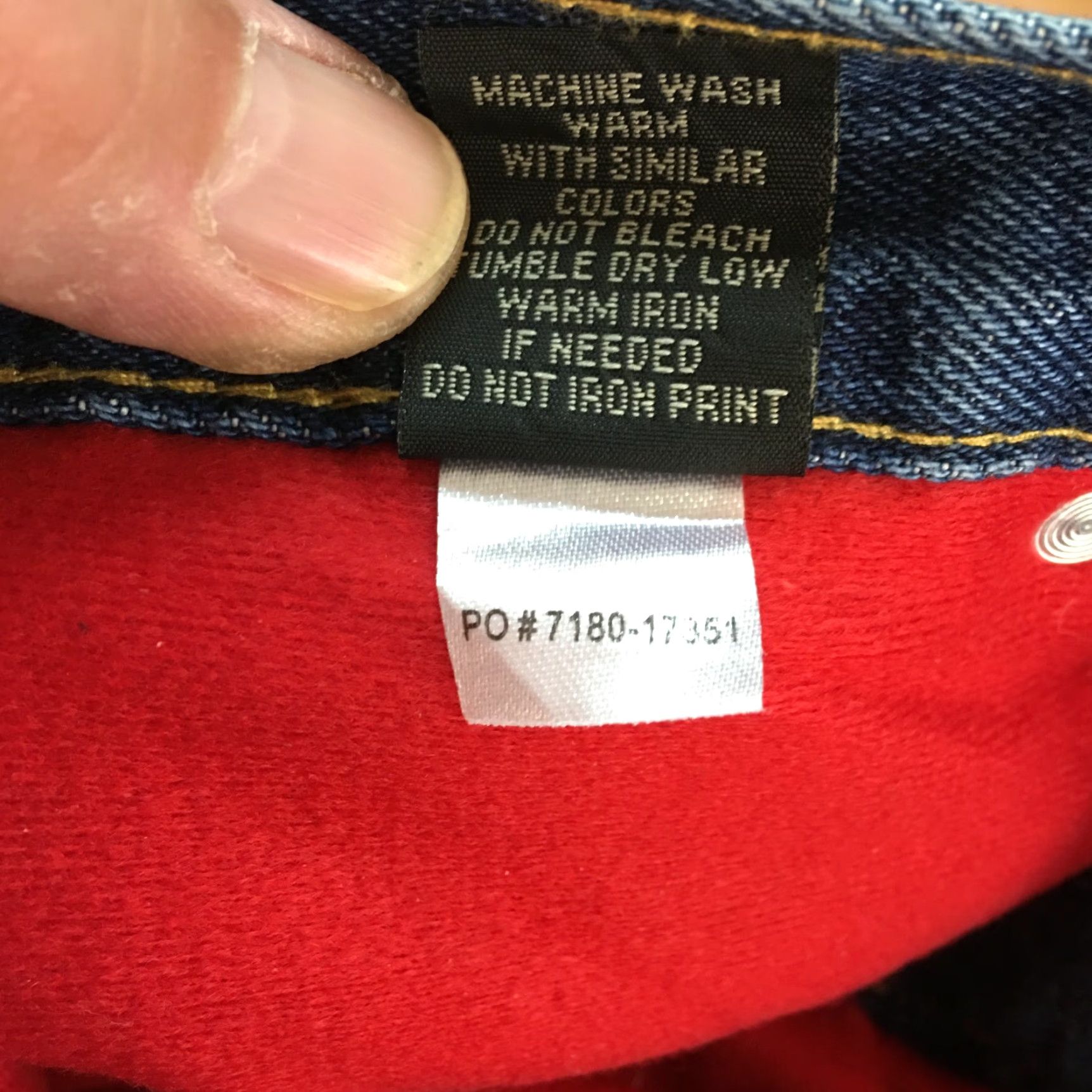 Denime Guide Gear Mens Jeans - Denim, Thinsulate Lined, Straight Leg, Size 40X29, Blue - Regular, Pre-Owned Size US 40 / EU 56 - 4 Thumbnail