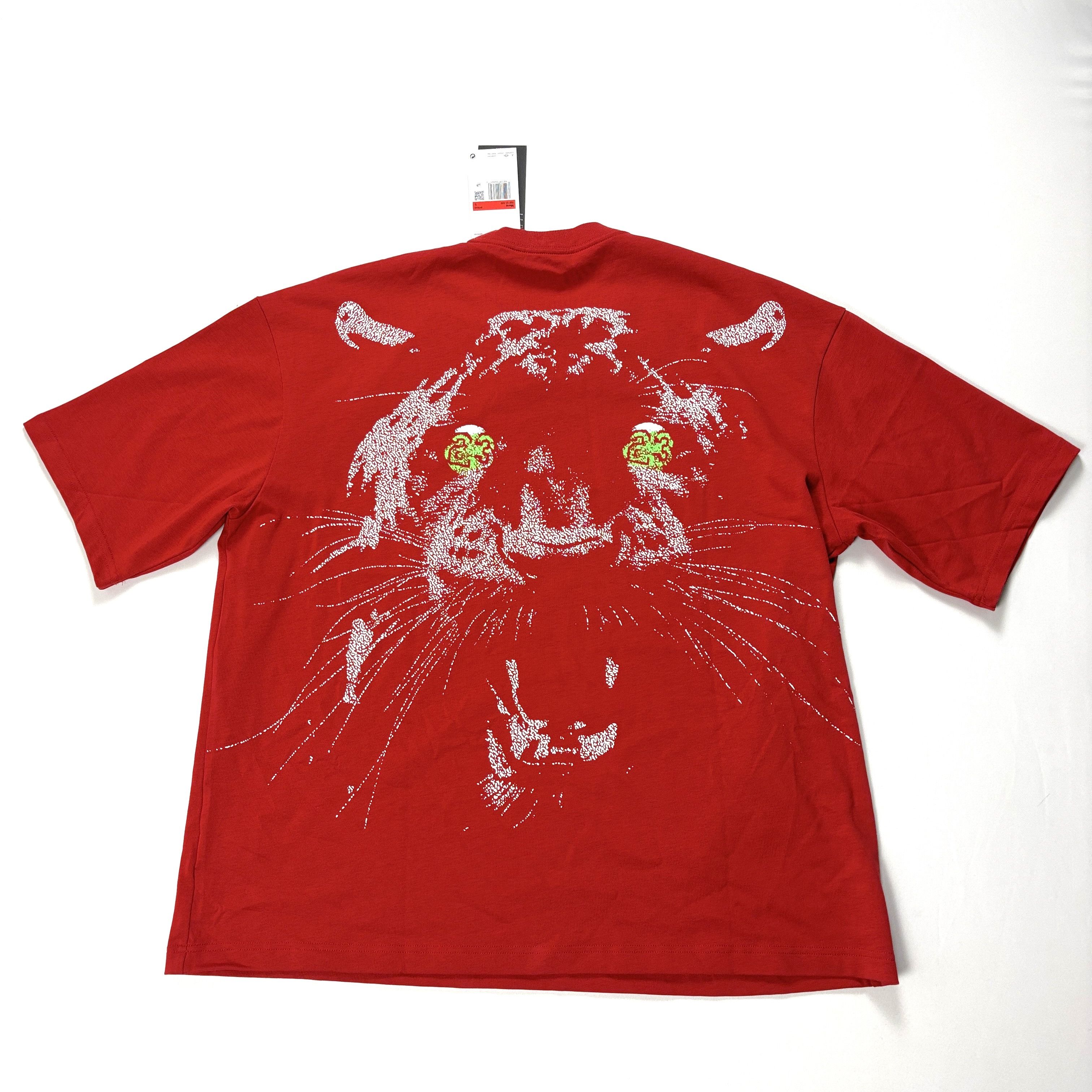 Jordan Brand Jordan Mens Oversized 23 Black Cat Shirt Red Sz L NWT Size US L / EU 52-54 / 3 - 1 Thumbnail