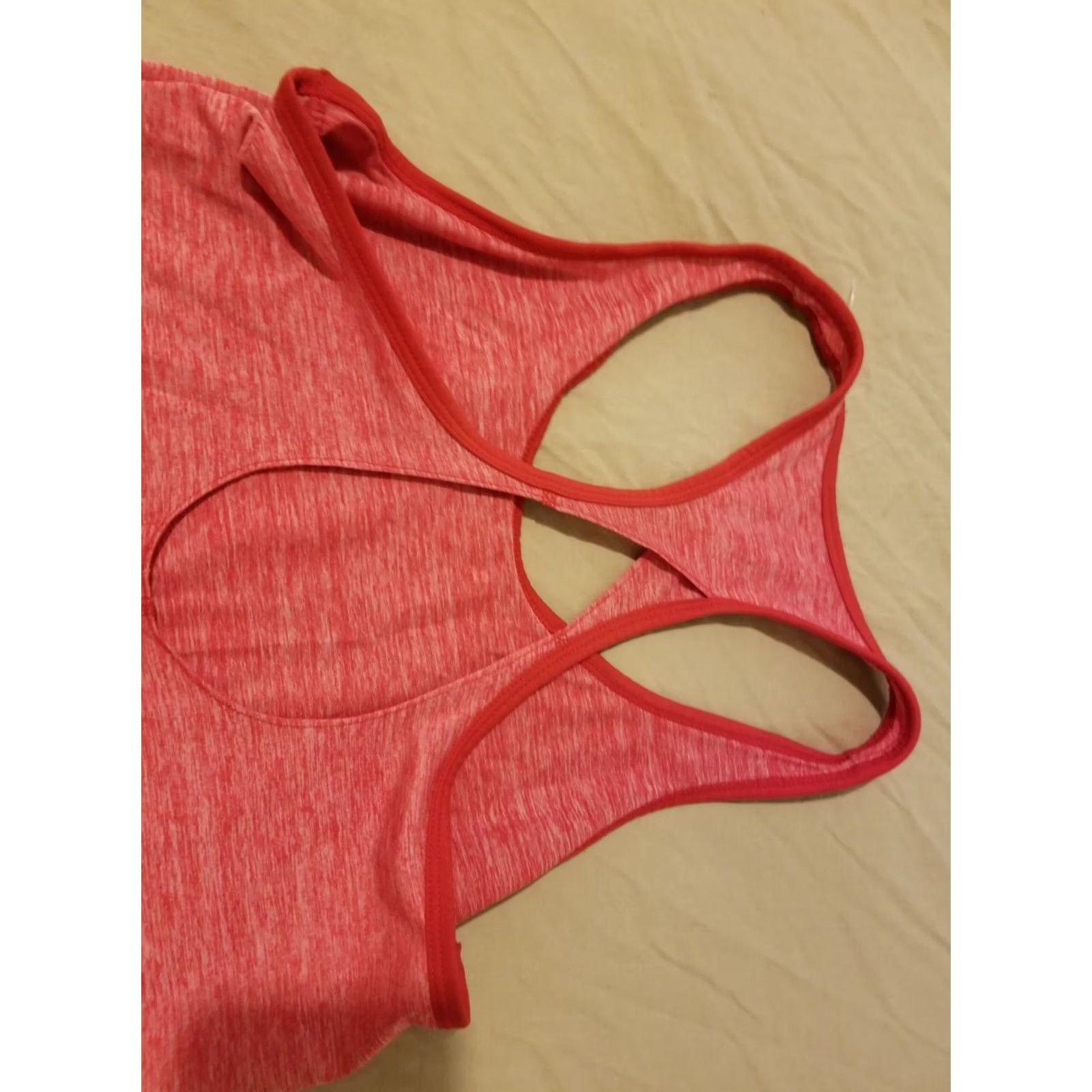 Adidas Womens adidas Tank Shirt XS Red Athletic Gym Workout Size XS / US 0-2 / IT 36-38 - 7 Thumbnail