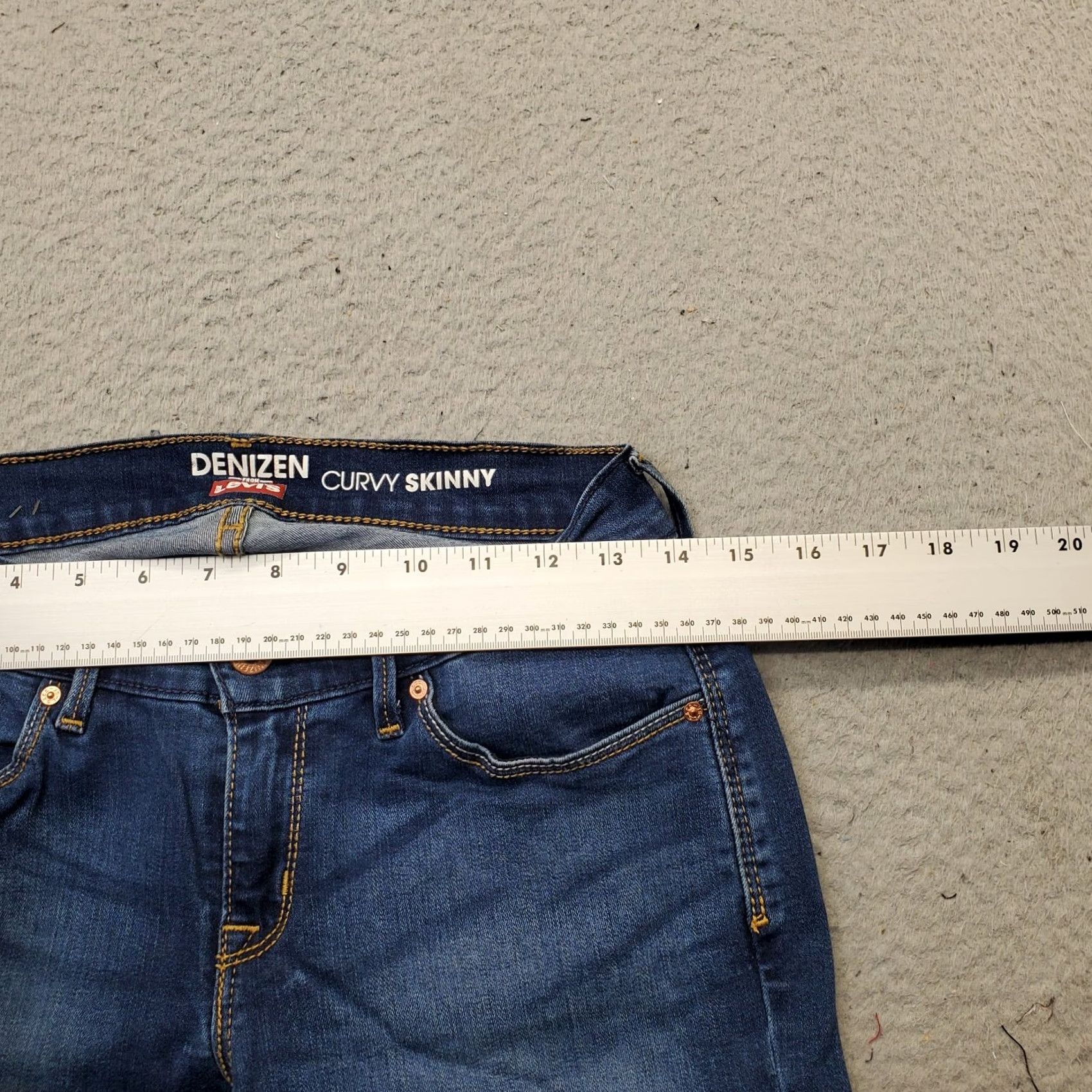 Levi's Levi's Womens 2 Jeans Curvy Skinny Denim Blue 2 Medium Inseam 28" 5-Pocket Stretch Comfort Size 26" / US 2 / IT 38 - 6 Thumbnail