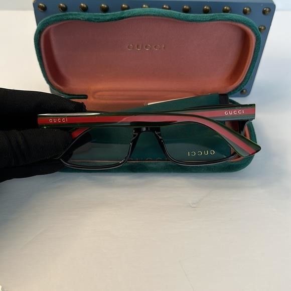Gucci 💯 - New Authentic GUCCI Demo Rectangular Eyeglasses GG0006O Size ONE SIZE - 2 Thumbnail