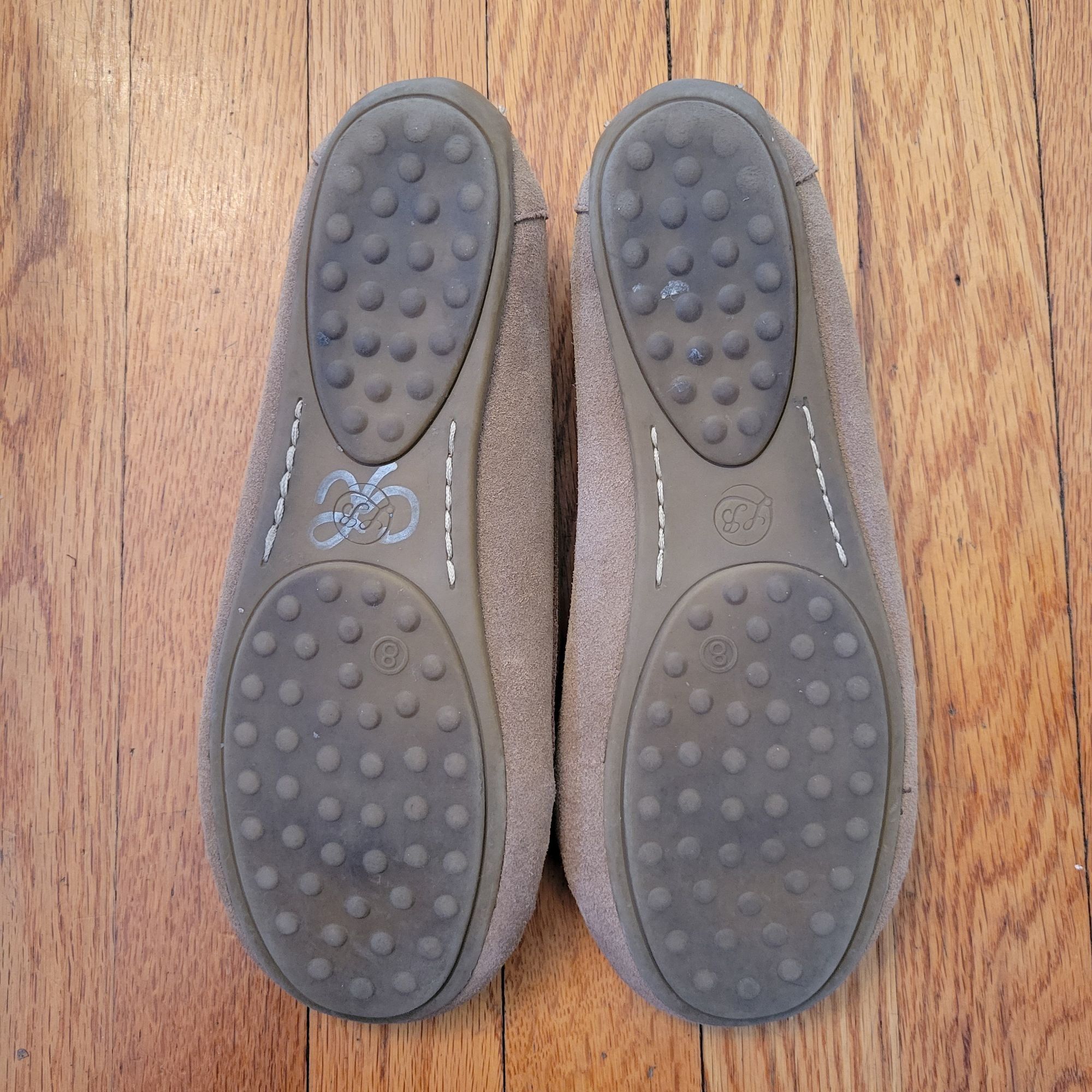 Lucky Brand Lucky Brand Suede Leather Embroidered Tan Moccasins 8M AILEE Size US 8 / IT 38 - 4 Thumbnail