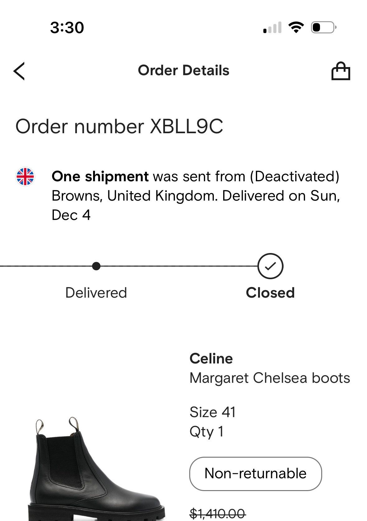 Celine Celine Black Leather Margaret Lug Chelsea Boots Size US 11 / IT 41 - 14 Thumbnail
