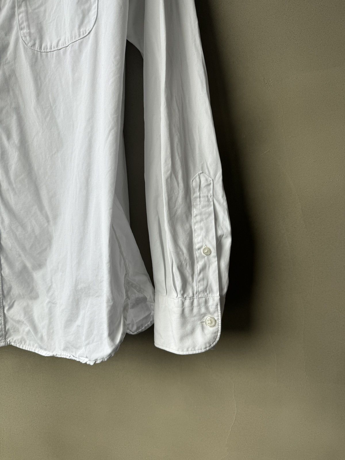 Muji MUJI Japan Organic Cotton Men Minimal Artist White Shirt Size US L / EU 52-54 / 3 - 12 Thumbnail