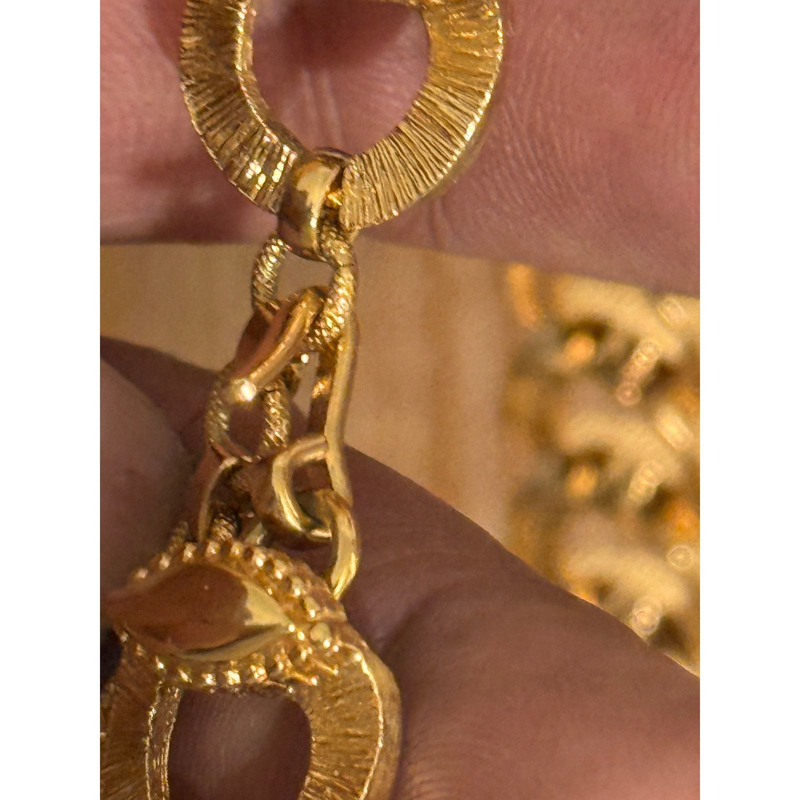 Monet Vintage Monet Chunky Runway Chain 14” Gold Tone Size ONE SIZE - 5 Thumbnail