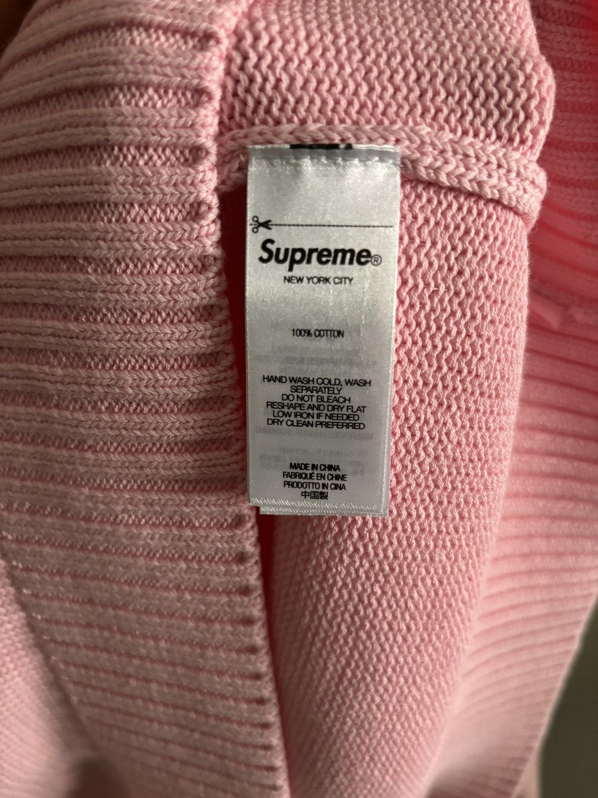 Supreme Supreme Old English Sweater (Pink) Size US XL / EU 56 / 4 - 13 Thumbnail