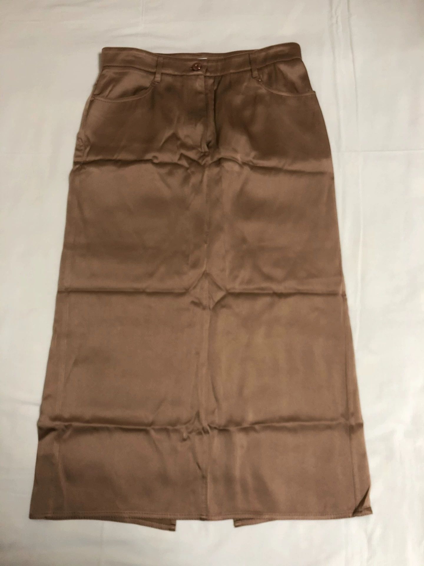 Brunello Cucinelli Brunello Cucinelli Silk Skirt Size 30" / US 8 / IT 44 - 1 Thumbnail