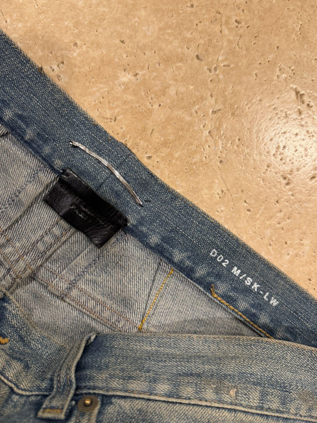 Saint Laurent Paris Saint Laurent x Hedi FW14 Knee Cut Slit Blue Wash D02 Denim Size US 34 / EU 50 - 7 Thumbnail