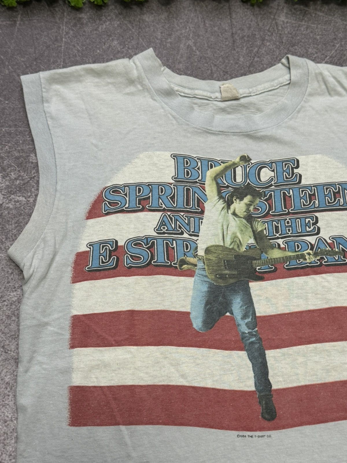 Band Tees Vintage 1984 Bruce Springsteen (Bob Dylan Rolling Stones) Size US M / EU 48-50 / 2 - 10 Thumbnail