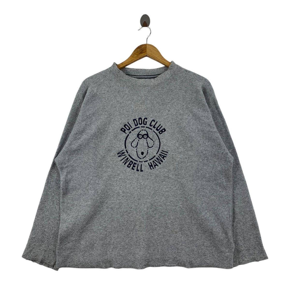 Vintage Vintage POI DOG CLUB Winbell Hawaii Big Logo Fleece Jumper Size US S / EU 44-46 / 1 - 1 Thumbnail