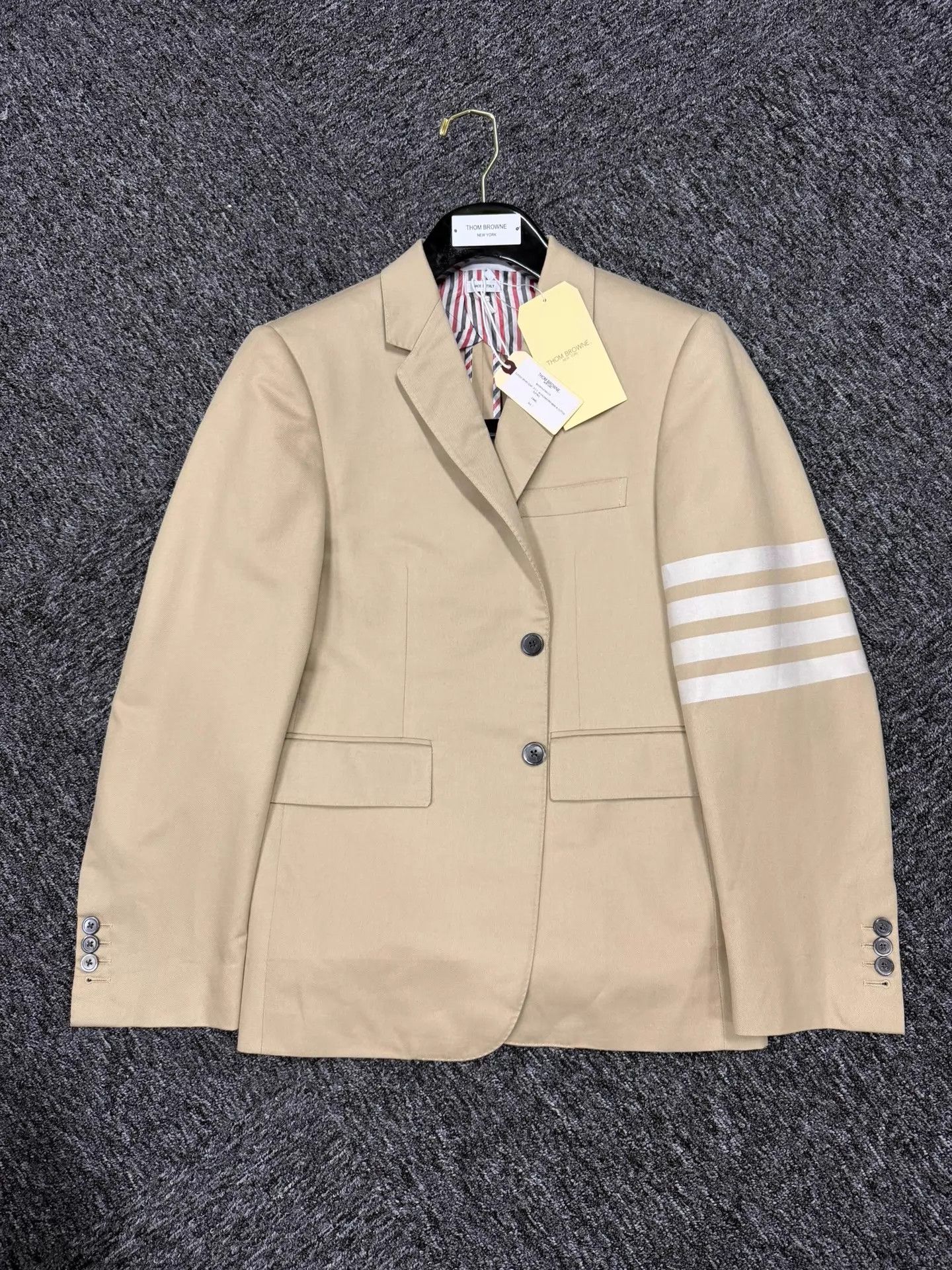 Thom Browne Thom Browne Rare 4-Bar Oatmeal Blazer Size1 BNWT Size US S / EU 44-46 / 1 - 3 Thumbnail