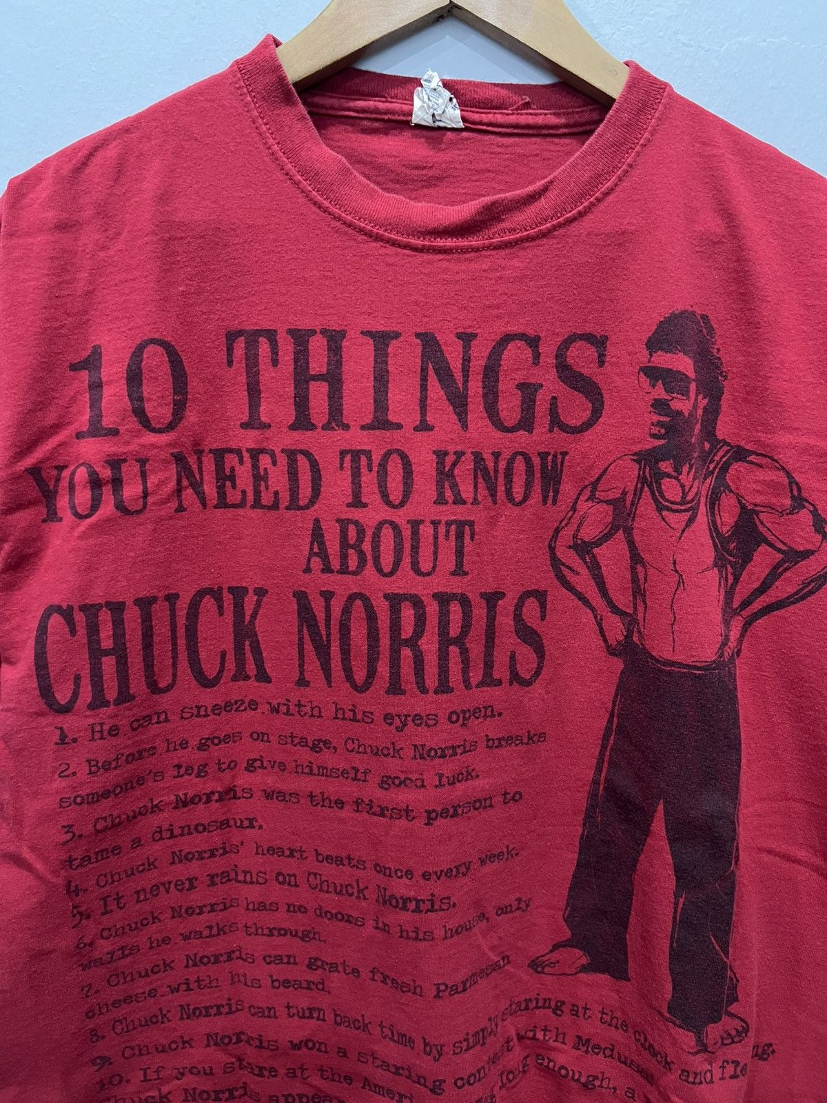 Other Vintage 00s Chuck Norris 10 T-shirt Size US L / EU 52-54 / 3 - 3 Thumbnail