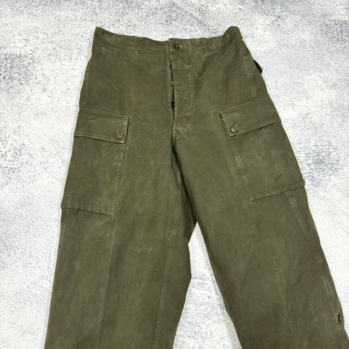 Vintage Vintage Army Military 1950s Pants 32 size Size US 32 / EU 48 - 3 Thumbnail