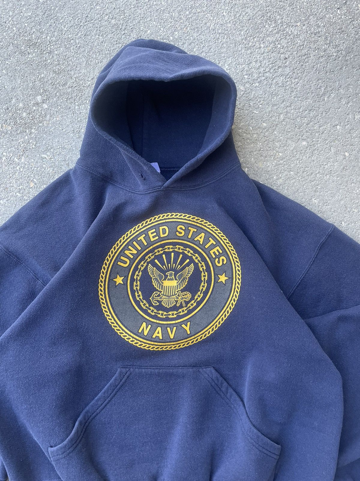 Soffe Vintage Soffe US Navy Hoodie Size US L / EU 52-54 / 3 - 4 Thumbnail