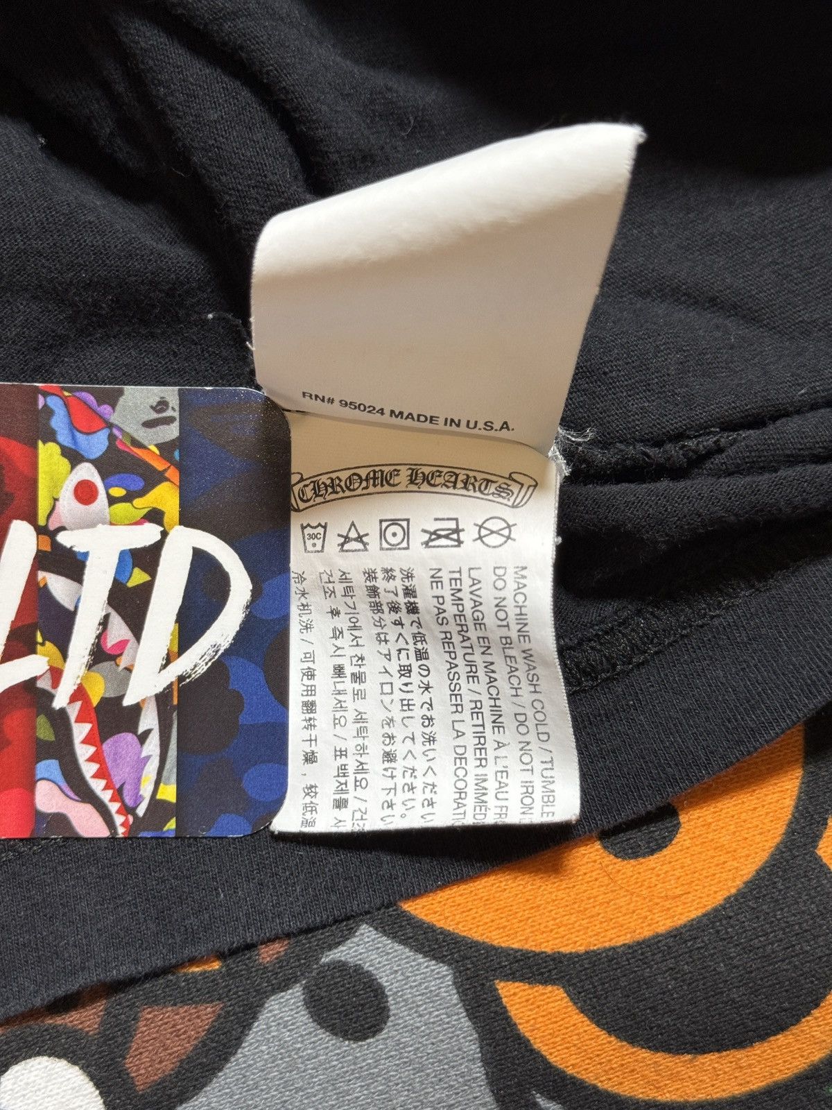 Chrome Hearts Chrome Hearts Black Cross Logo Long Sleeve Tee Size US M / EU 48-50 / 2 - 8 Thumbnail