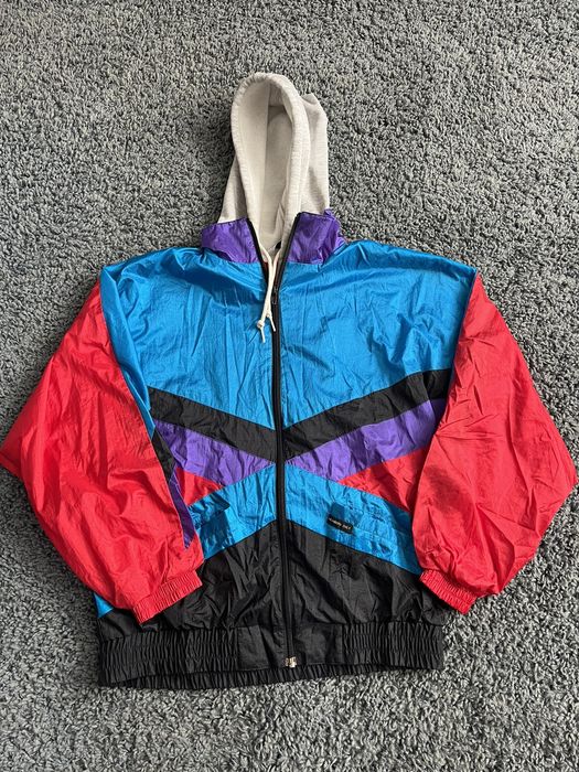 90s colorblock outlet windbreaker