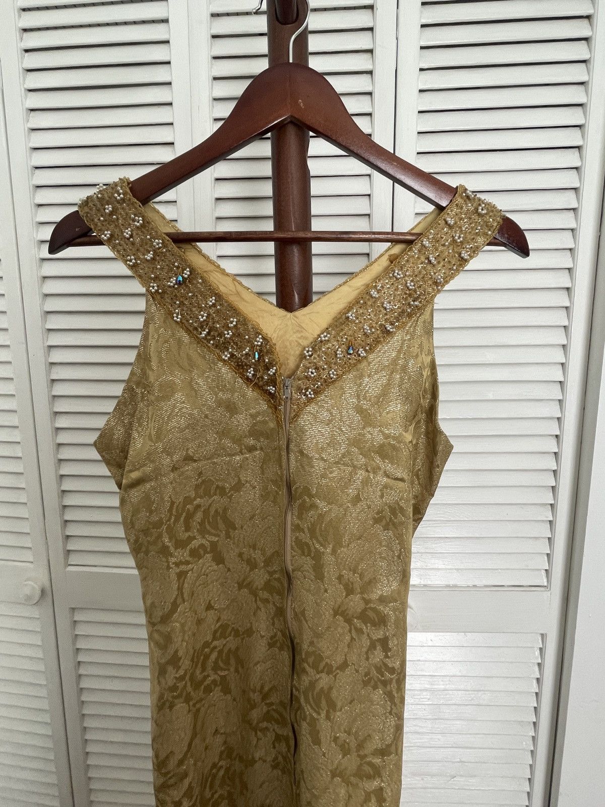 Vintage Gold Mexican vintage dress Size M / US 6-8 / IT 42-44 - 2 Thumbnail