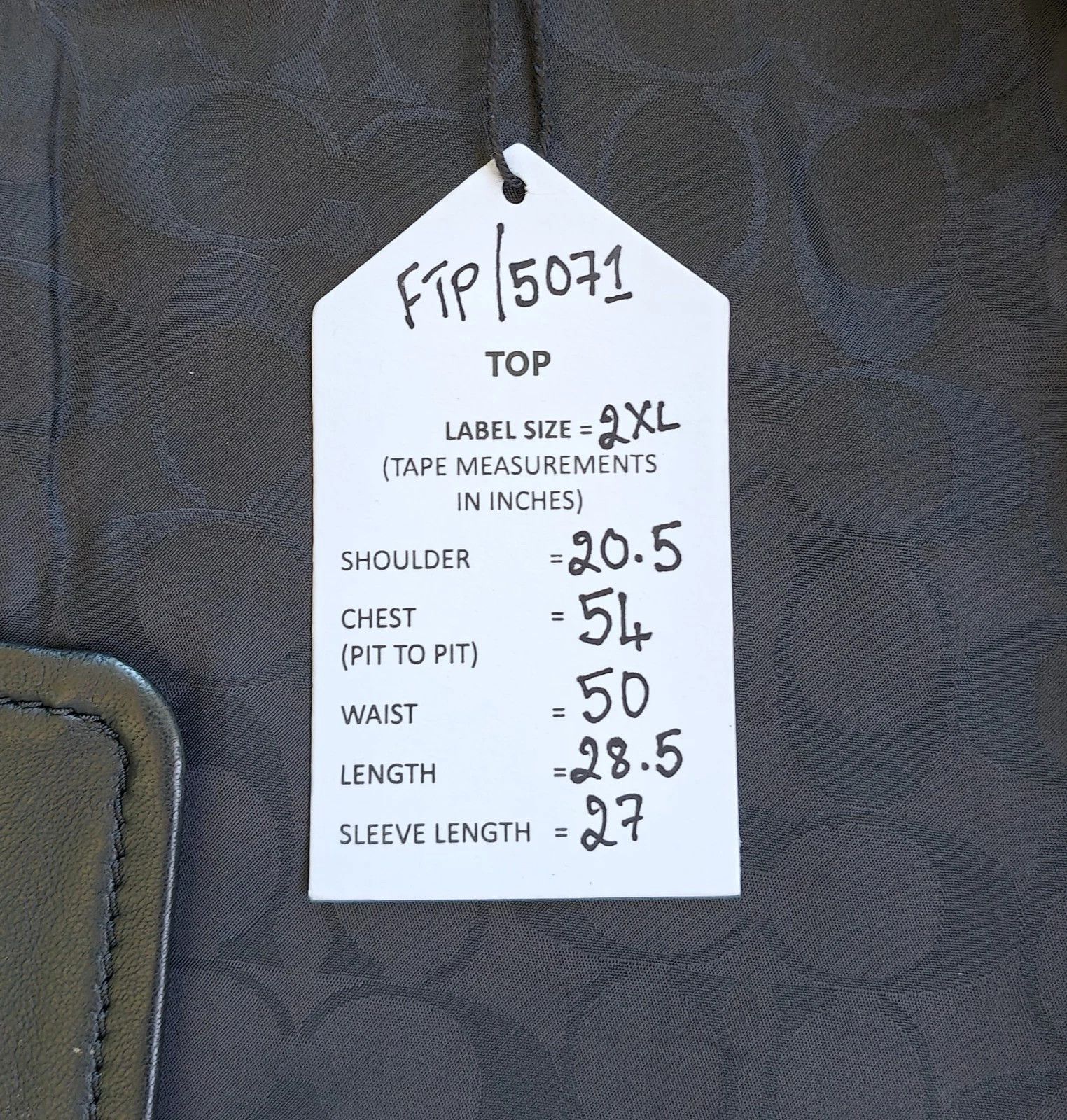Coach Coach Leather Racer Jacket FTP 5071 Size US XXL / EU 58 / 5 - 4 Thumbnail