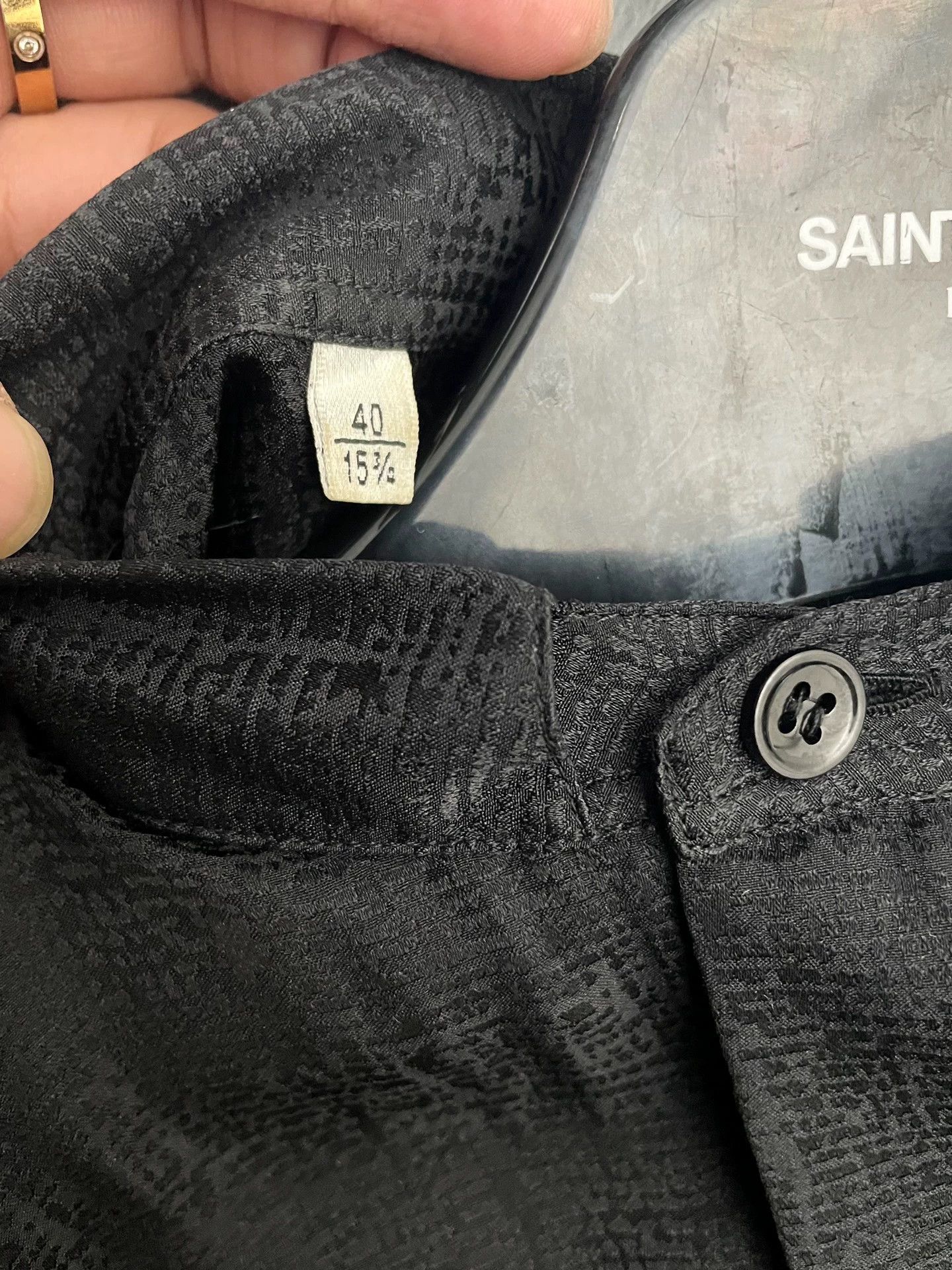 Saint Laurent Paris Authentic Saint Laurent SLP concealed button-down shirt Size US L / EU 52-54 / 3 - 5 Thumbnail