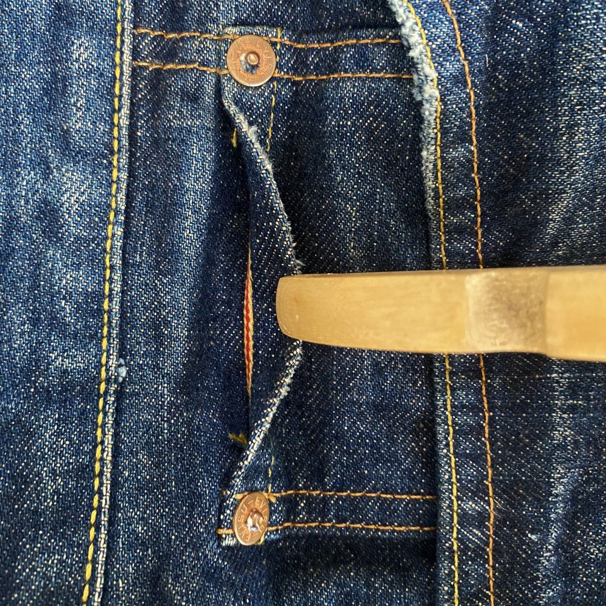 Evisu EVISU Seagull Robot Hand Painted Selvedge Denim Jeans Pants Size US 36 / EU 52 - 6 Thumbnail