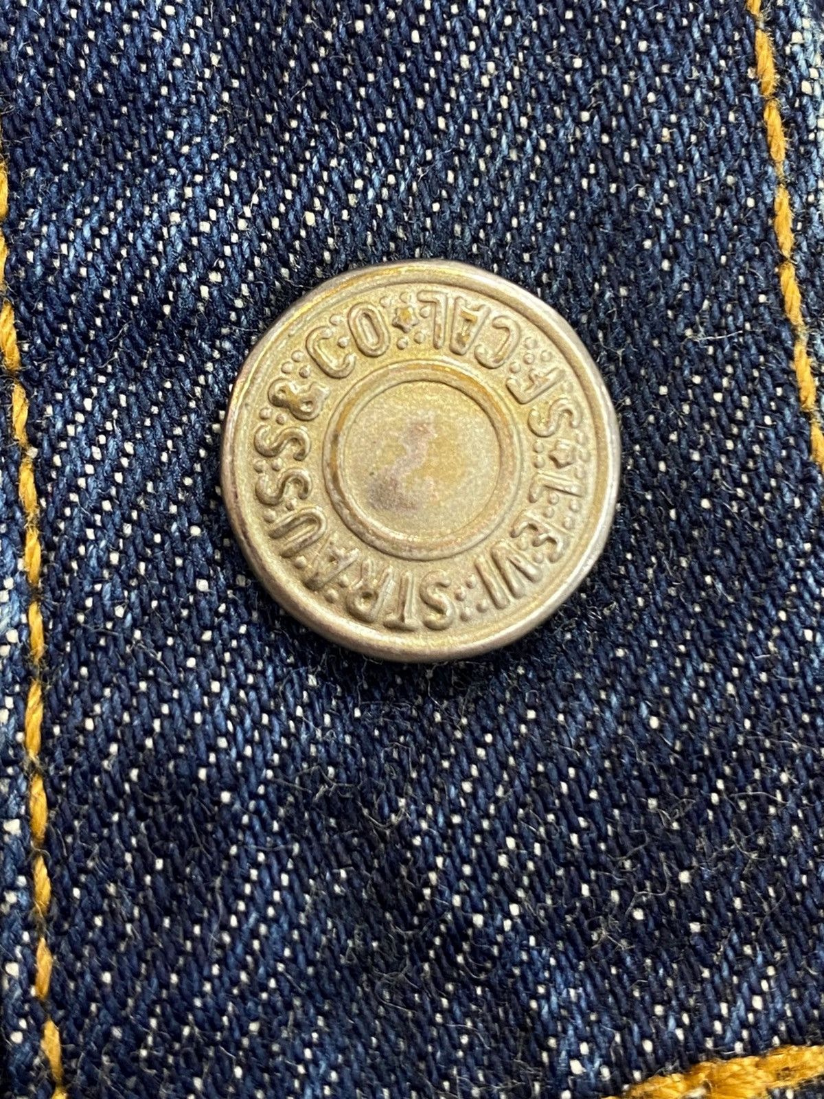 Levi's Levi’s Vintage Dark Blue Wash Style Straight Cut Jeans Size US 30 / EU 46 - 10 Thumbnail