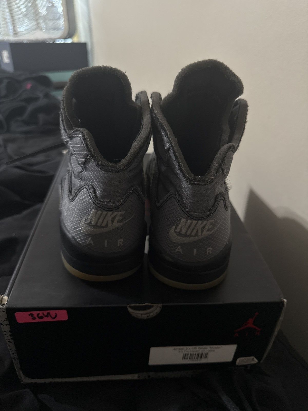 Jordan Brand × Off-White OFF WHITE JORDAN 5 Size US 9.5 / EU 42-43 - 4 Thumbnail