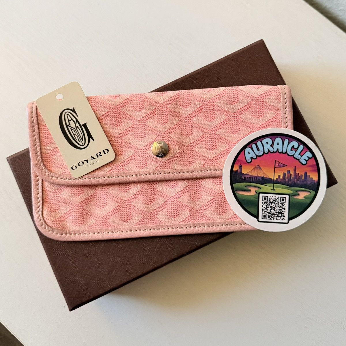Goyard Goyard Pink Wallet RARE Japan Exclusive Sakura Pearl Pouch