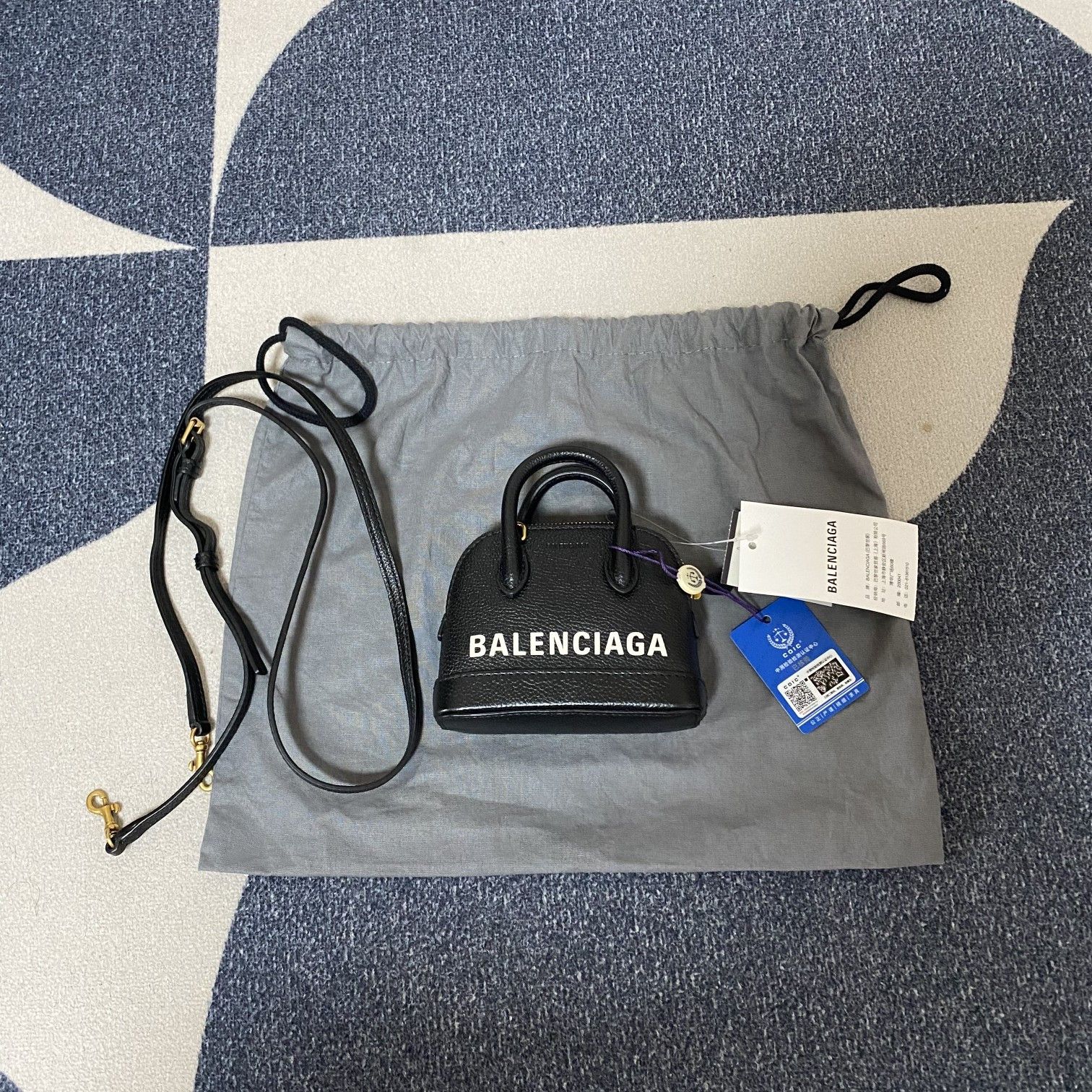 Balenciaga Balenciaga Ville XXS Leather Handle Bag Size ONE SIZE Size ONE SIZE - 1 Thumbnail