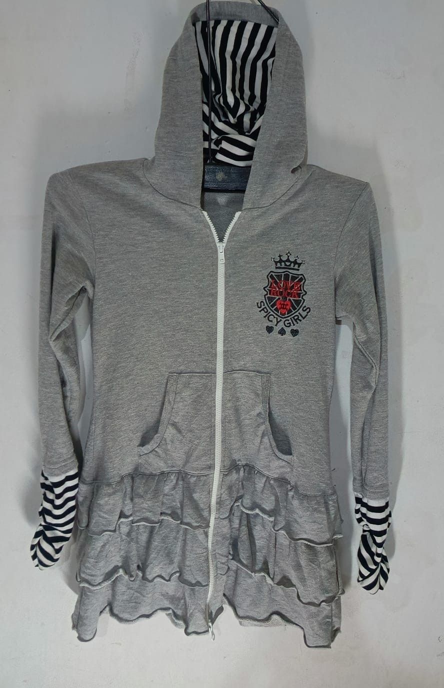 Hysteric Glamour Blue Cross Love Rock Spicy Girls - Double layer line punk Size L / US 10 / IT 46 - 2 Thumbnail