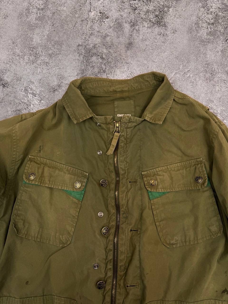 Diesel Diesel Men's Military Jacket Khaki Size L Size US L / EU 52-54 / 3 - 5 Thumbnail