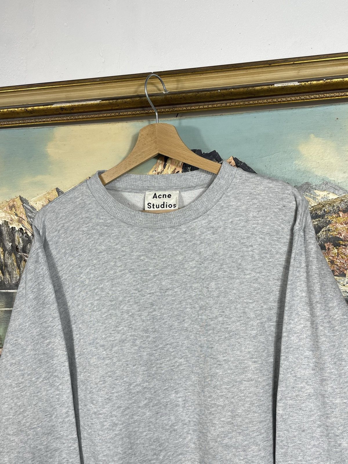 Acne Studios Acne Studios Boxy Oversize Crewneck Jumper Sweater Luxury Size S / US 4 / IT 40 - 4 Thumbnail