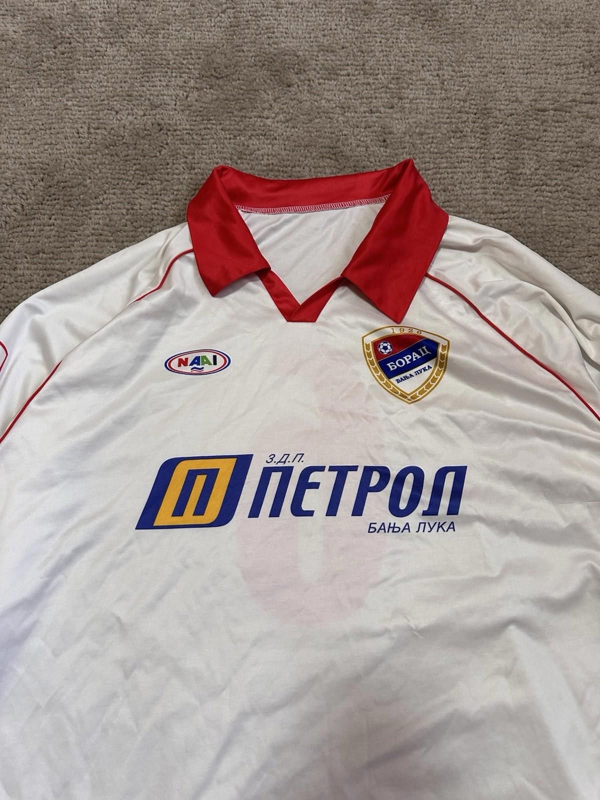 Native Naai Borac Banja Luka Bosnia LS Football Shirt Soccer Jersey Size US L / EU 52-54 / 3 - 5 Thumbnail