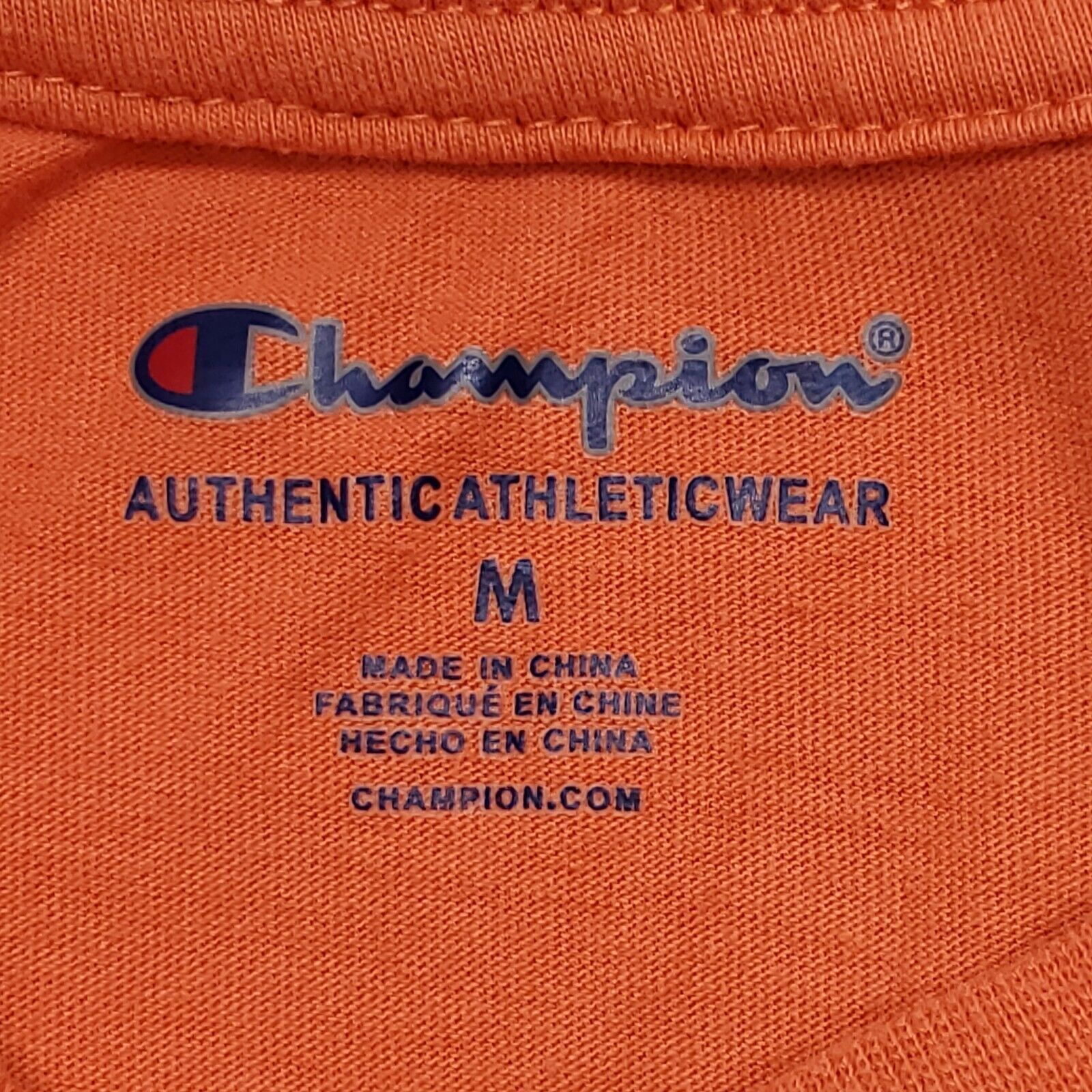 Champion Champion Casual Pullover T Shirt Womens Size Medium M Orange Size M / US 6-8 / IT 42-44 - 3 Thumbnail